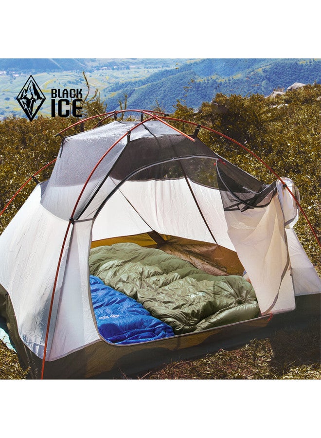 Black Ice Blackice A Series Envelope-style Down Sleeping Bag For Adults, Outdoor Camping, Duck Down Sleeping Bag, A700 , Blue, L - Image 5