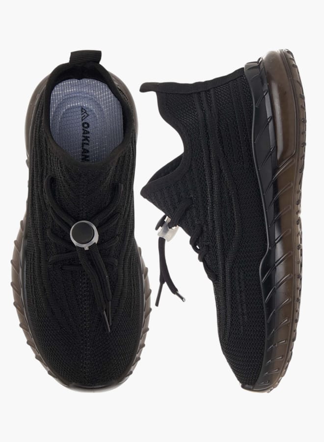 Oaklan by Shoexpress Boys Monotone Sports Shoes with Lace-Up Closure  - Image 2