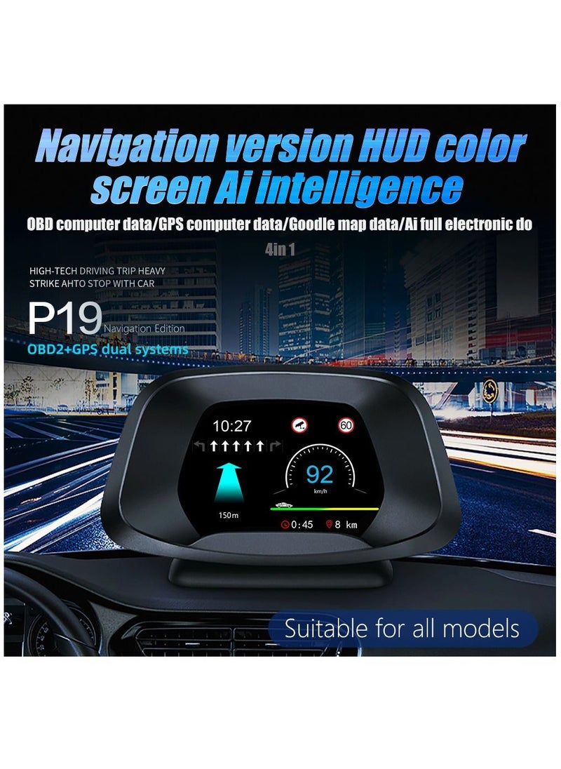 جولف لينك - شاشة عرض أمامية GULFLINK (HUD) عداد سرعة السيارة P19.5 - Image 1