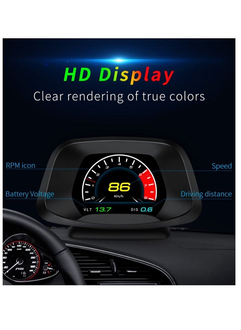 جولف لينك - شاشة عرض أمامية GULFLINK (HUD) عداد سرعة السيارة P19.5 - Image 1