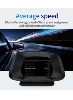 جولف لينك شاشة عرض أمامية GULFLINK (HUD) عداد سرعة السيارة P19.5  - Image 4