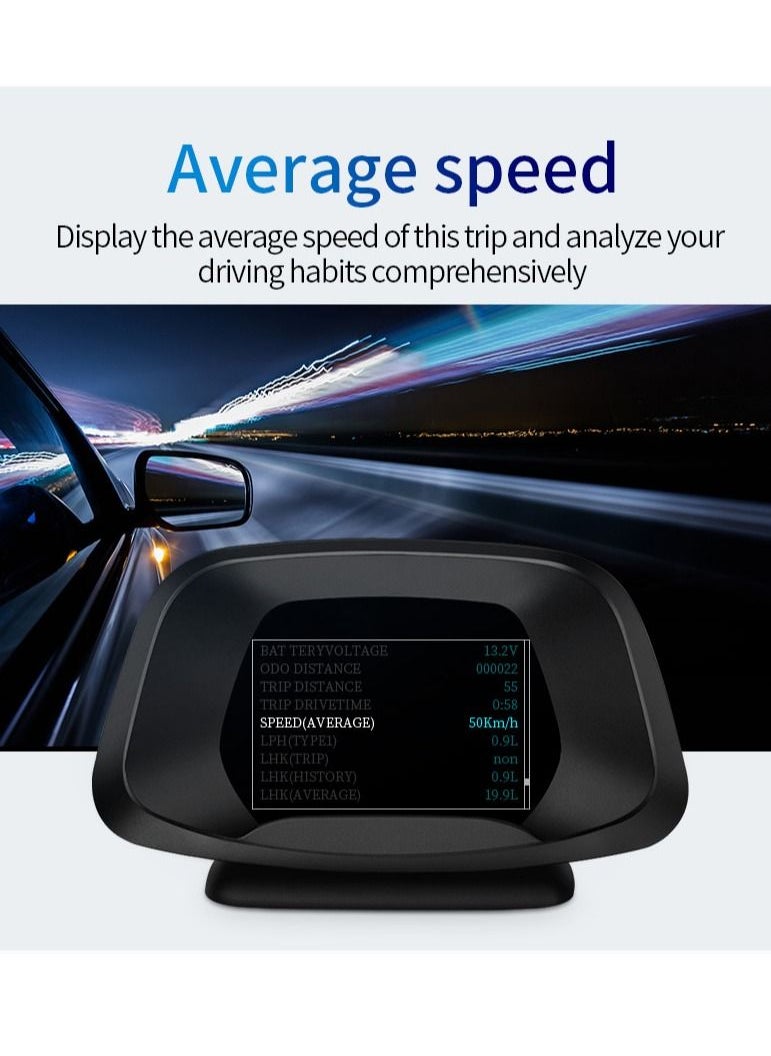 جولف لينك - شاشة عرض أمامية GULFLINK (HUD) عداد سرعة السيارة P19.5 - Image 1