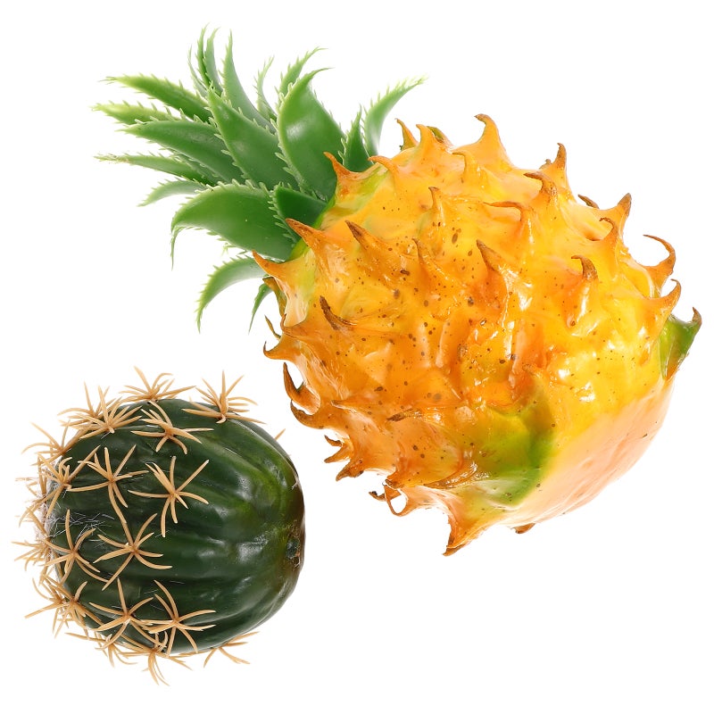2pcs Car Antenna Topper Auto Antenna Topper Pineapple Shape Auto Mirror Dangler Supply - Image 1
