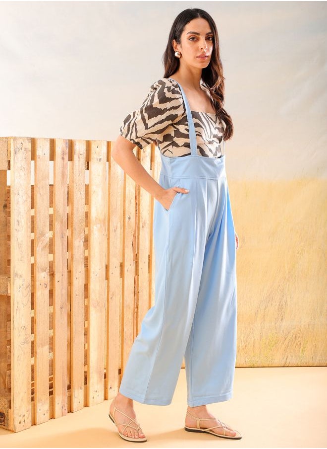 Freehand Women Regular Fit Solid High-Rise Pleated Pants  - Image 3