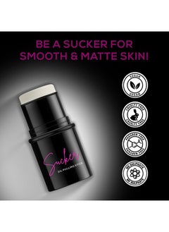 Renee Sucker Oil Pulling Primer Stick 5Gm Instantly Mattifies & Smoothens Skin Texture Enriched With Cocoa Butter Argan & Macadamia Oil Reduces Shine Due To Excess Oil Blurs Pores & Fine Lines  - Image 4