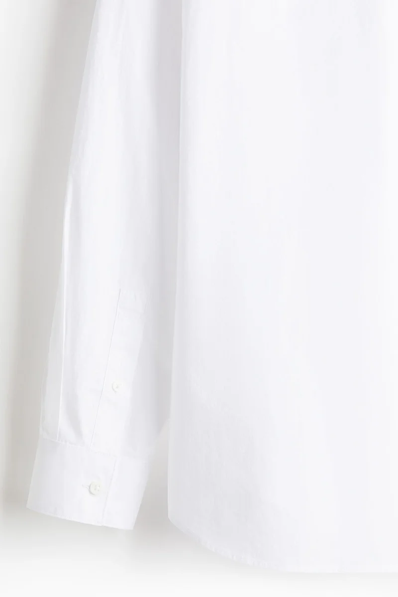 اتش اند ام Loose Fit Poplin shirt