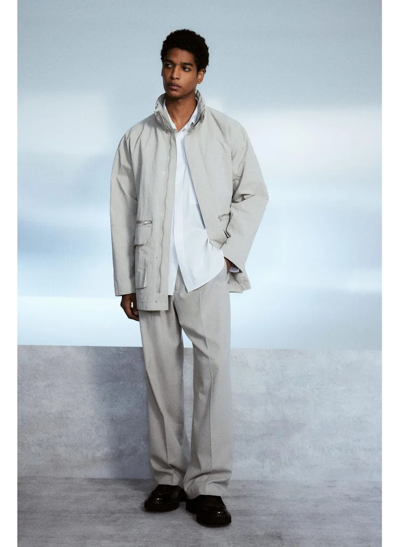 اتش اند ام Loose Fit Poplin shirt