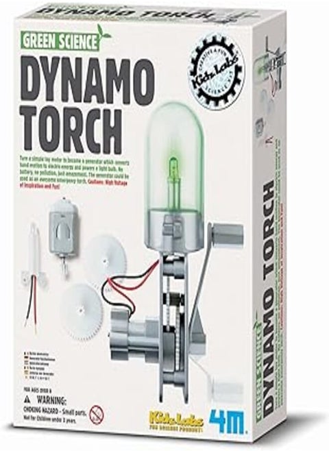 4M Fun Science Green Science - Dynamo Torch Educational Toys