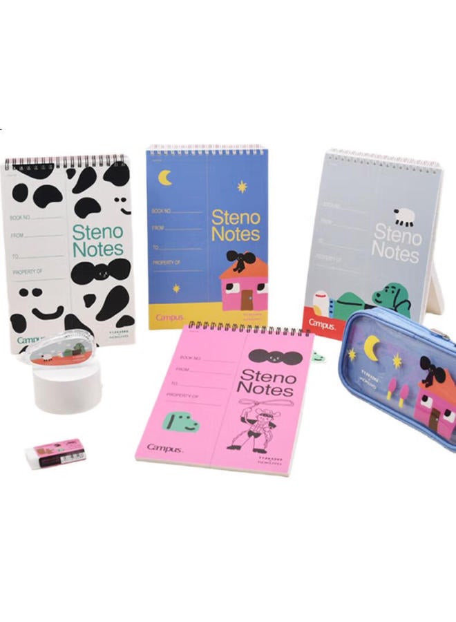 Kokuyo Campus Spiral Notebook For Middle And High School Students, Premium Quick-Note Journal Stationery, 6×9 Inches, 60 Pages, 1 Book - Image 1