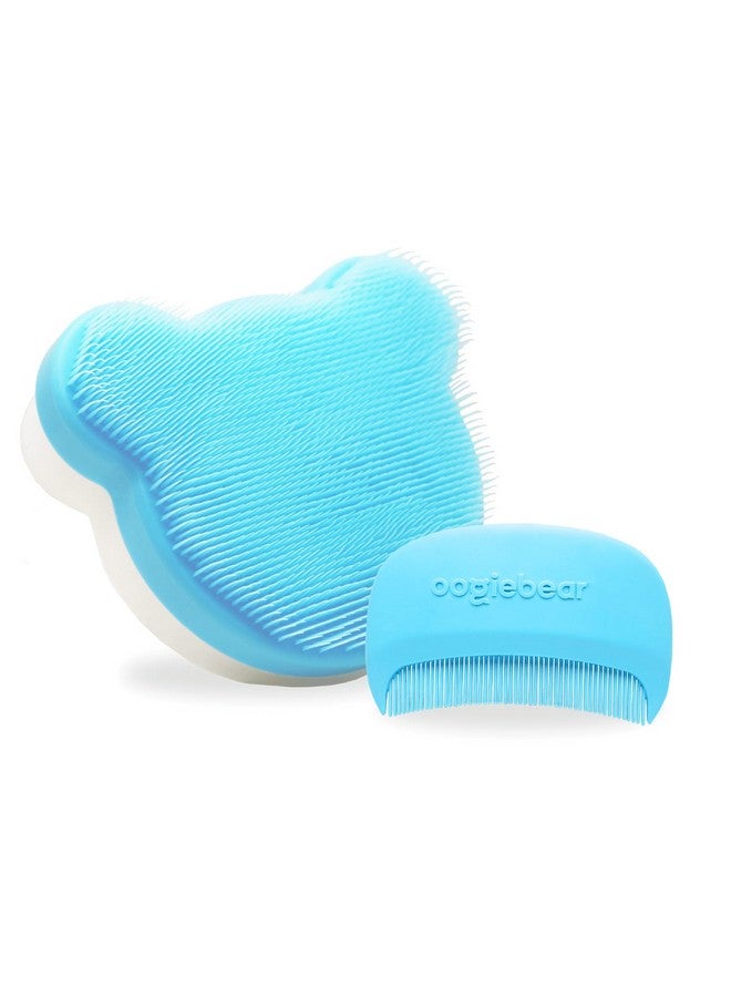oogiebear Cradle Cap Brush Kit for Babies - Gentle and Safe Scalp Massage Care with Sponge, Brush, and Comb for Newborns and Babies - Image 2