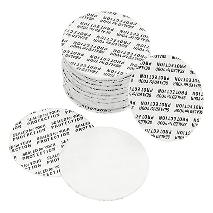 PATIKIL 40mm/1.57" Foam Lid Liner, 150 Pack PS Foam Resistant Tamper Pressure Sensitive Seal for Bottle Cap Liners Seals