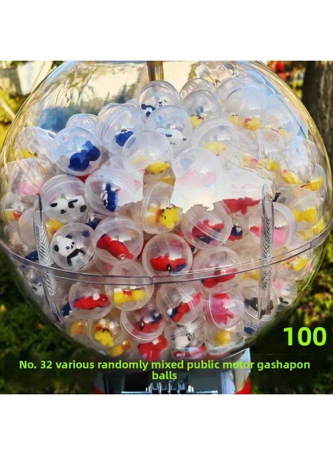 No.32 Bouncing Ball Solid Rubber Bouncing Ball Bouncing Ball Bouncing Ball Bouncing Ball Children's Egg Twisting Machine Toy Set Up In Front Of The School-Color:100 No. 32 Green Watermelon Printed Bouncy Balls
