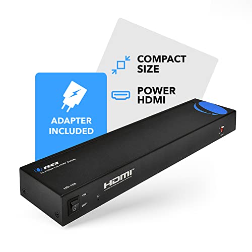 OREI HDMI Splitter 1 in 8 Out with Video Resolutions up to 4K@30hz, EDID Management, 10.2 Gbps Video Bandwidth & Plug and Play Installation - Image 2