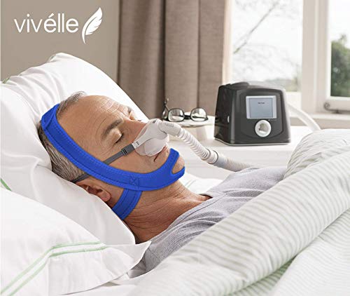 vivelle CPAP Chin Strap - for Men & for Women by Vivélle, Slim Non-Slip, Adjustable, Premium Snore Stopper Device That Helps You Breath Right (Medium) - Image 2