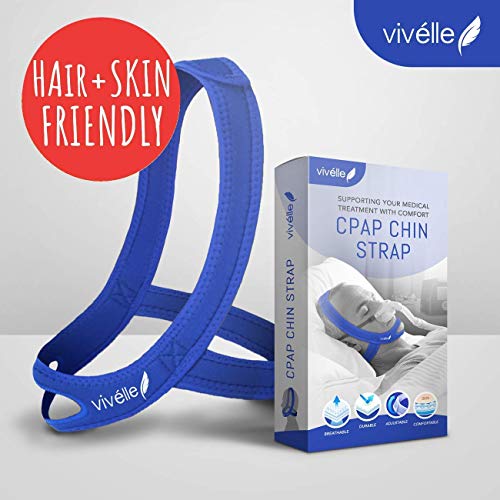 vivelle CPAP Chin Strap - for Men & for Women by Vivélle, Slim Non-Slip, Adjustable, Premium Snore Stopper Device That Helps You Breath Right (Medium) - Image 3