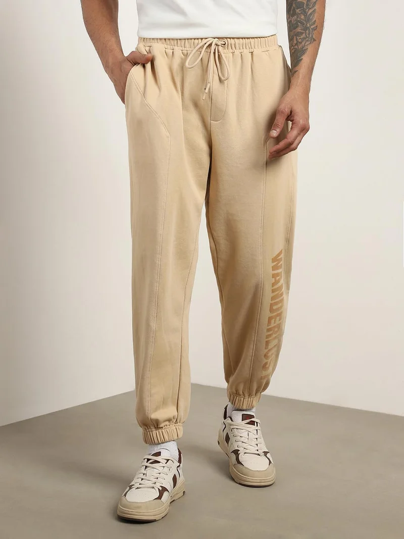 نوبيرو سراويل رياضية رجالية بيج