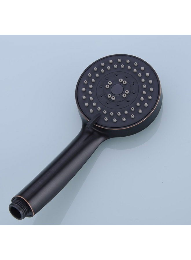 orhemus 5 Function Handheld Shower Head - High Pressure Bath Spa Fixture, 4" Oil Rubbed Bronze Finish - Image 2
