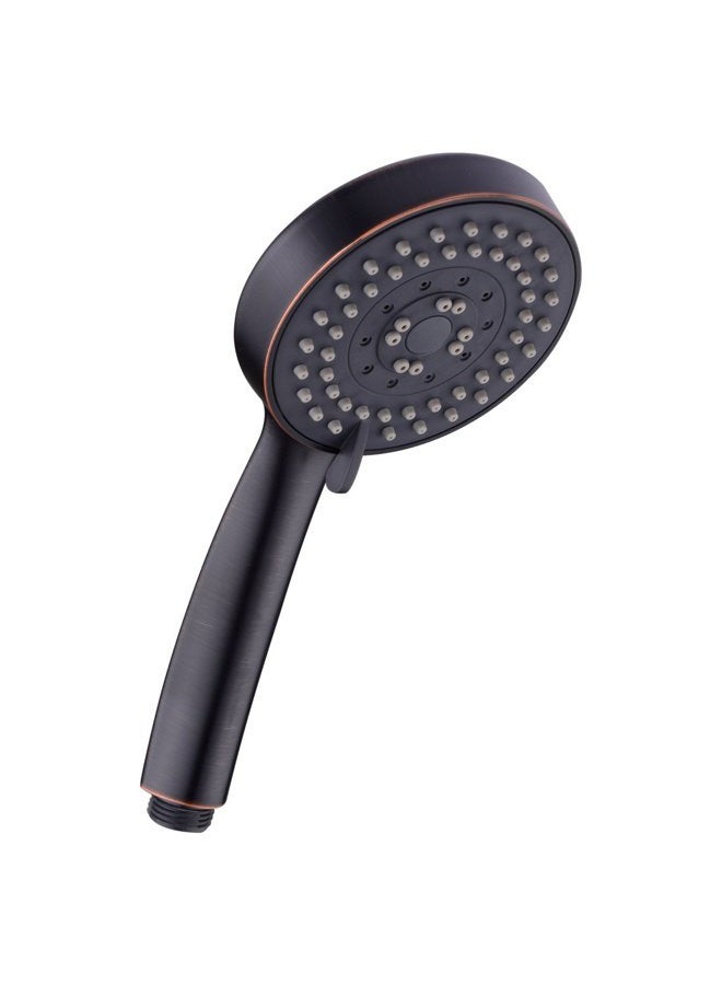 orhemus 5 Function Handheld Shower Head - High Pressure Bath Spa Fixture, 4" Oil Rubbed Bronze Finish - Image 1