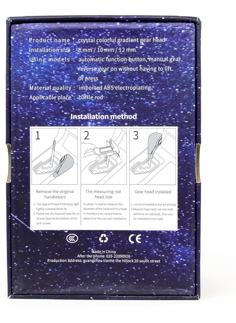 Blue Luxury Gear Shift Knob – Elegant and Durable Design - Image 2