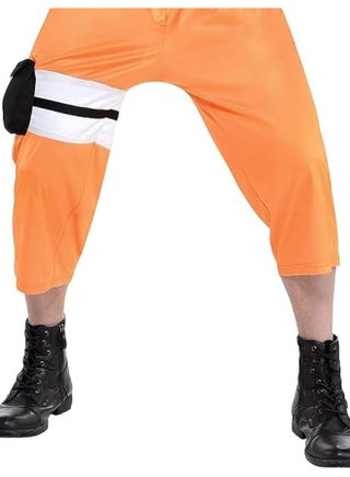 Kids Naruto-Inspired Ninja Costume – Orange & Black Anime Outfit With Headband-Style Accessories L - view 5