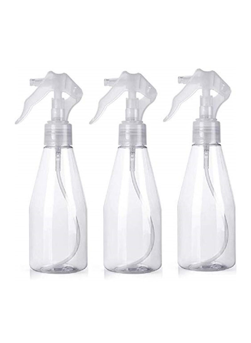 Spray Bottle,Empty Bottle Clear PET Plastic 200ml Bottles Safe Non-Mist Trigger Sprayer Leak-proof Great for Cleaning Products Garden using Beauty Treatments - Image 1