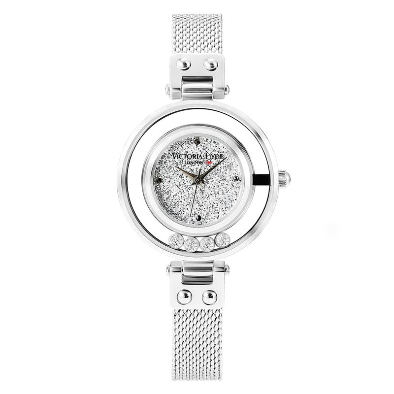 VICTORIA HYDE Silver Womens Watches Designer Watches for Women A - Image 2