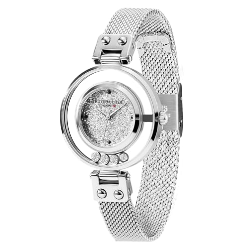 VICTORIA HYDE Silver Womens Watches Designer Watches for Women A - Image 3