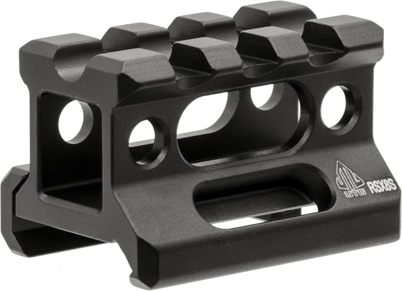 UTG Leapers MT-RSX8S Inc., Ss Picatinny Riser Mount, Black, 0.83" - Image 1
