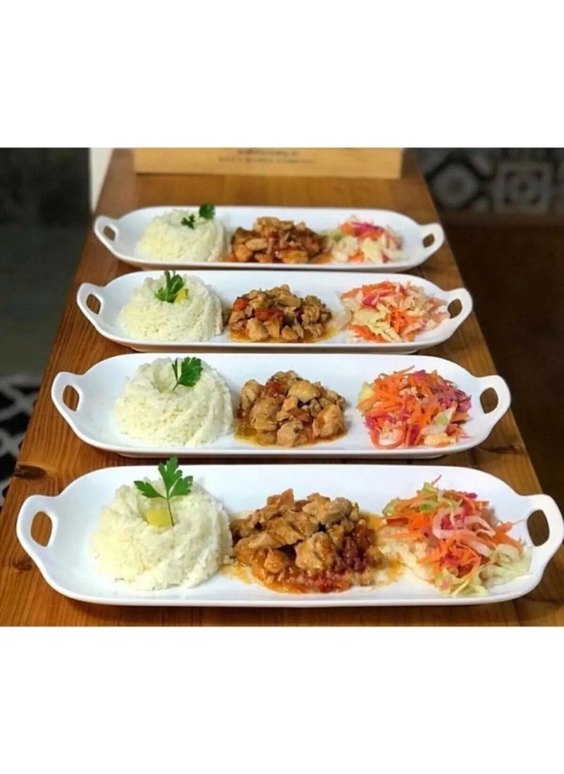 Devigo 2 Pieces Chicken World Model Serving Plate Presentation Plate 34X16 cm  - Image 3