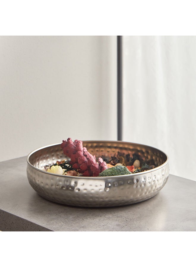 Home Box Avya Metal Hammered Urli 30 x 7 x 30 cm  - Image 1