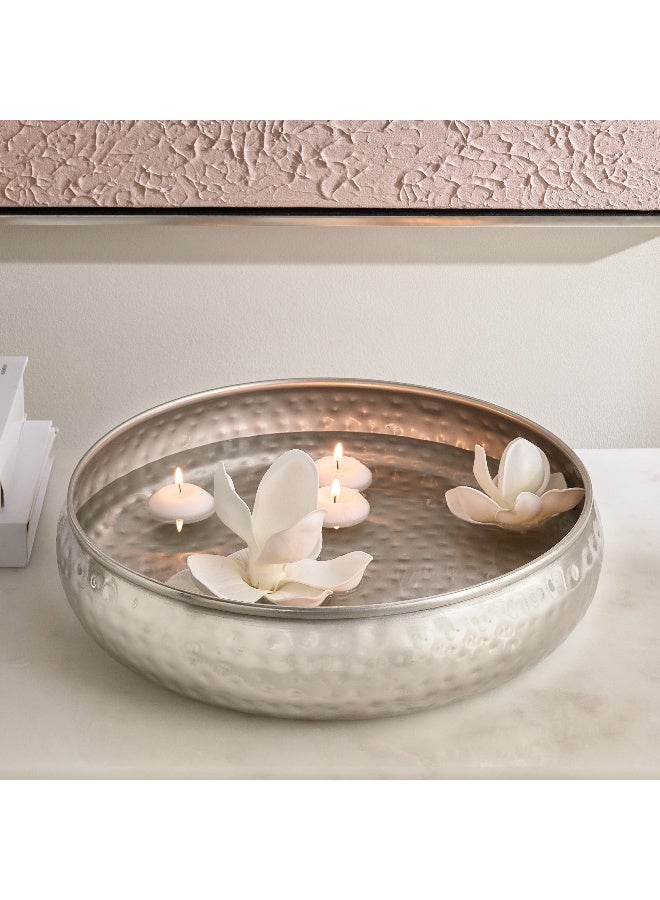 Home Box Avya Metal Hammered Urli 30 x 7 x 30 cm - Image 2