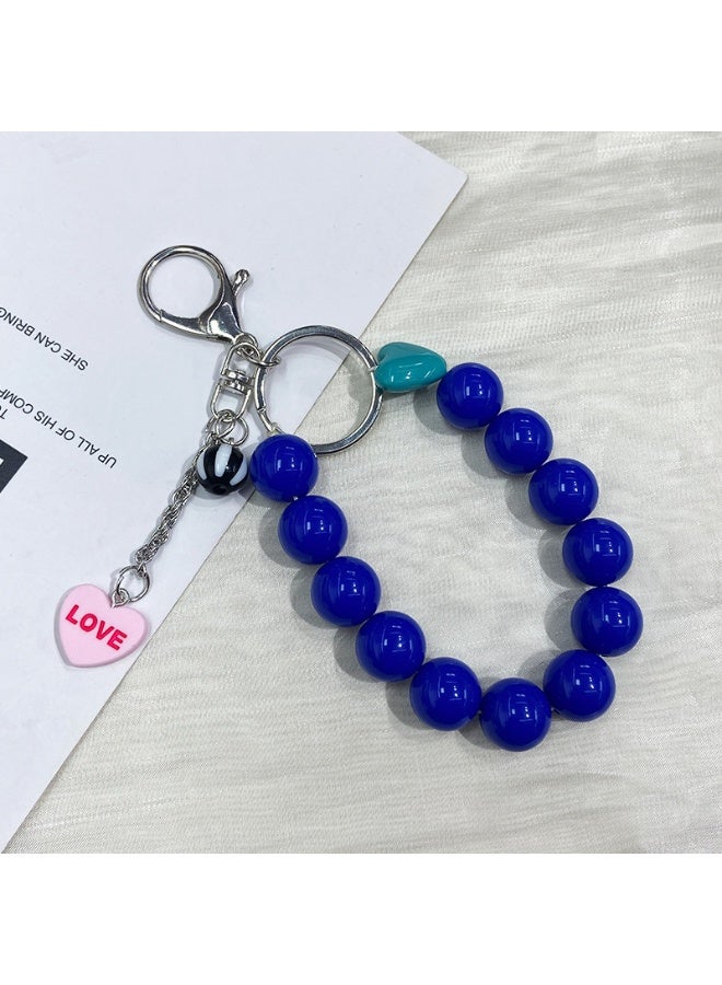 NIBEMINENT Phone Charm/ Chain Strap for Women Girls, Candy Color Cell Phone Case Lanyard Wrist Strap，Sky Blue - Image 1