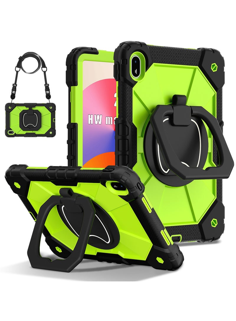 general Case for Huawei MatePad SE 11 Inch (2024),Anti-drop Smart Tablet Cover,Kids-Friendly Protective Cover with 360° Rotatable Carrying Handle Stand  Strap  Pen Holder