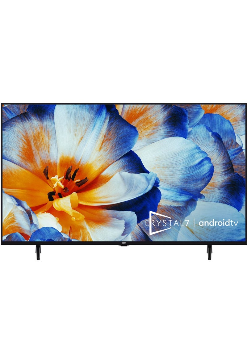 بيكو تلفزيون كريستال 7 الذكي فائق الدقة مقاس 50 بوصة - معالج رباعي النواة - نظام تشغيل أندرويد - تطبيقات جوجل - واي فاي - HDR نشط - تعتيم ميكرو - تقنية دولبي (الصوت والصورة) - B50MD790B - Image 1