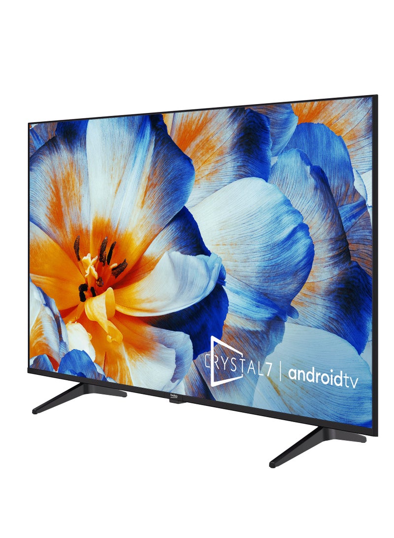 بيكو تلفزيون كريستال 7 الذكي فائق الدقة مقاس 50 بوصة - معالج رباعي النواة - نظام تشغيل أندرويد - تطبيقات جوجل - واي فاي - HDR نشط - تعتيم ميكرو - تقنية دولبي (الصوت والصورة) - B50MD790B - Image 2