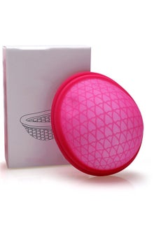 Reusable Menstrual Disc Menstrual Diva Cup Soft Period Disc for Women Medical-Grade Silicone Capacity of 6 Super Tampons  Menstrual Cup or Tampon Alternative Lasts 10 Years Red Size L