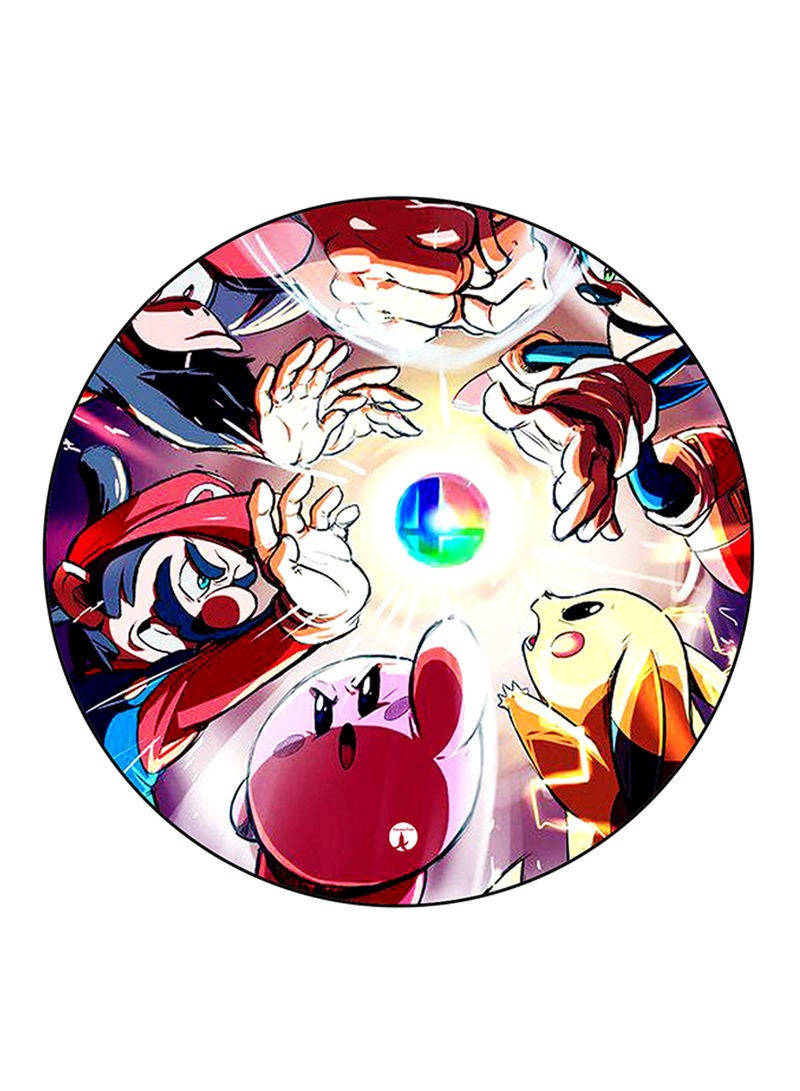 RKN Video Game Super Smash Bros Printed Mouse Pad  Multicolour