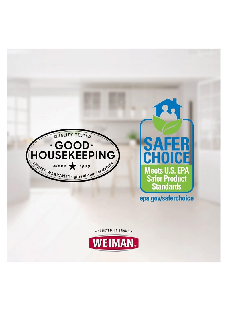 Weiman منظف الخشب للأرضيات الفاخرة من الفينيل، الصلب والمصنوع، اللامينيت - لمعان خالي من الخطوط * بدون بقايا - Image 3