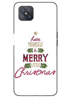 Service Zone Protective Printed Mobile Cover Merry Christmas And Happy New Year For Oppo A92S  - Image 1