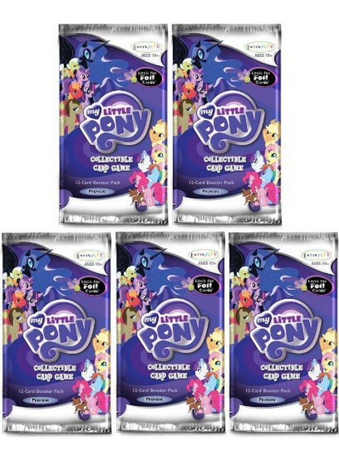 my little Pony My Little Pony Enterplay Collectible Card Game Lot of 5 Booster Packs