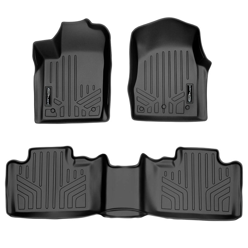 SMARTLINER Floor Mats 2 Row Liner Set Compatible with 20132016 Dodge Durango