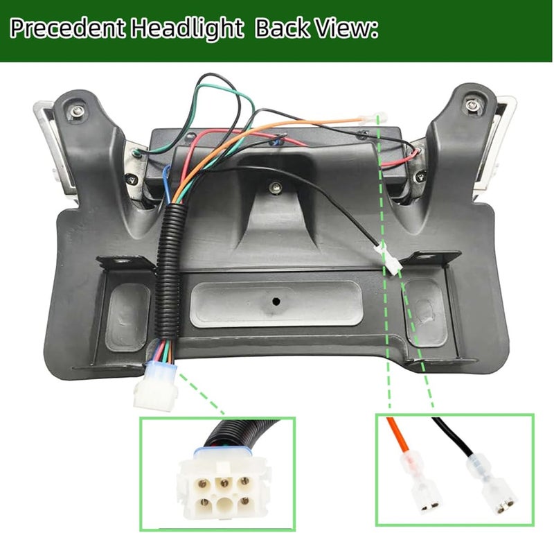 Dr.Acces Golf Cart LED Headlight compatible with Club Car Precedent light headlights Yearly 2004&up Electric - Image 4