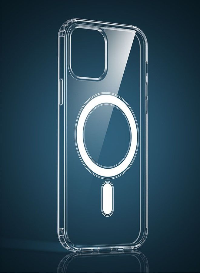 iPhone 15 Plus Case with MagSafe, Shockproof Protection & Anti-Yellowing【Military Grade Shockproof Protection】15 Plus Cover Anti-Yellow Anti-Scratch Magnetic Case for iPhone 15 Plus 6.7" Clear  - Image 5