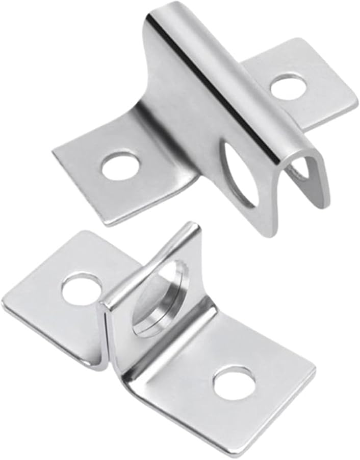 10Pcs Black Hasp Latch Replacement Door Wardrobe Gate Bolt Latches Furniture Hardware Lock - Image 1