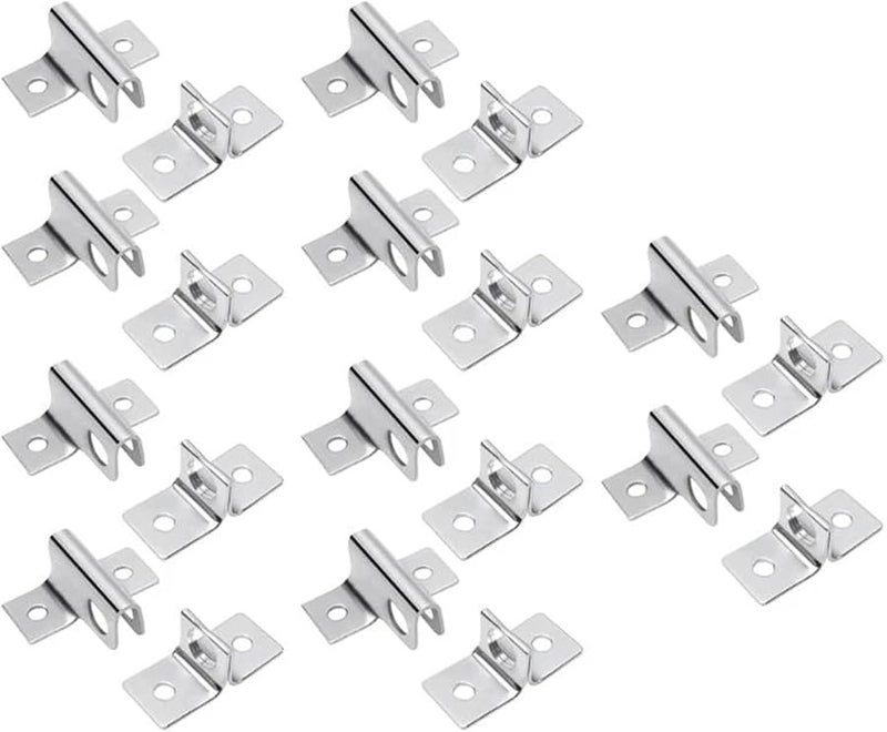 10Pcs Black Hasp Latch Replacement Door Wardrobe Gate Bolt Latches Furniture Hardware Lock - Image 5