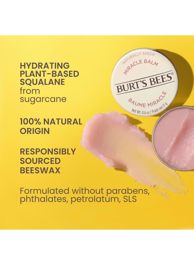 Burt's Bees 100% Natural Origin Goodness Glows Miracle Balm, Hydrates and Softens Dry Skin From Head To Toe, 0.6 Ounce Tin - Image 2