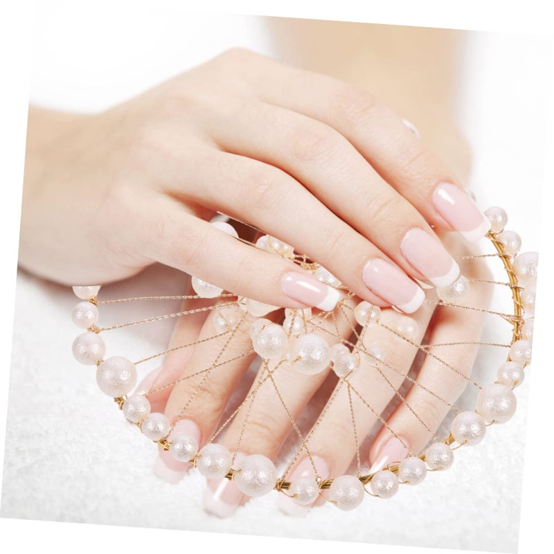 Pearl Nail Art Photography Props 2Pcs Set For Jewelry Display And Photo Shoots - Image 3