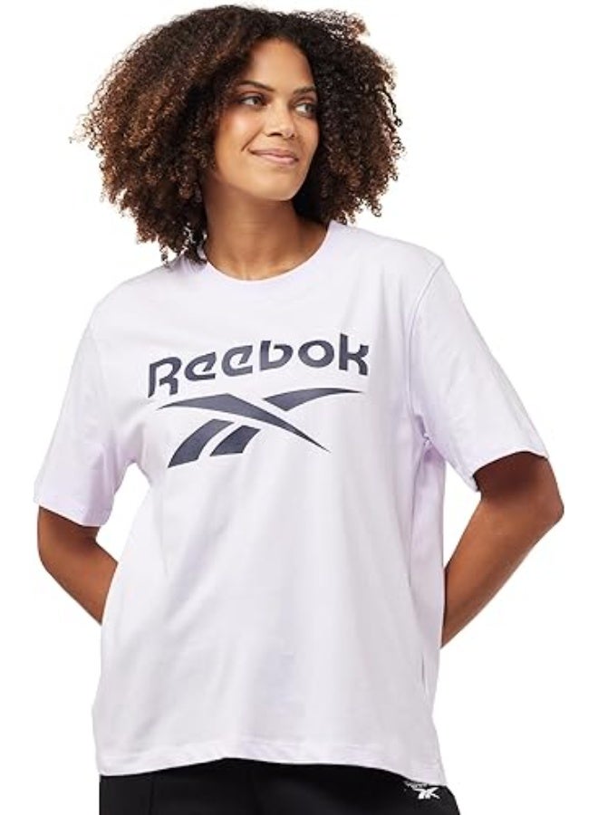 Reebok Nova Big Logo Oversized Crw Ss Tee - Image 1