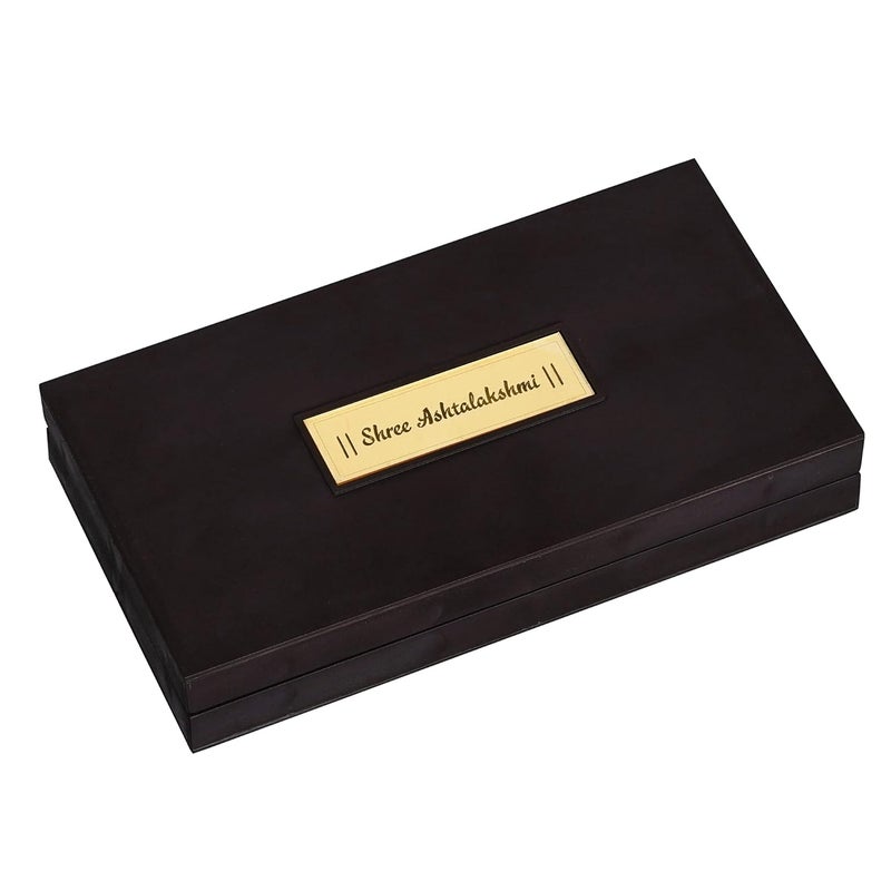 KUSHAL CREATION 24K Gold Plated Shree Ashta lakshmi Photo Frame with Charan Paduka - Image 4