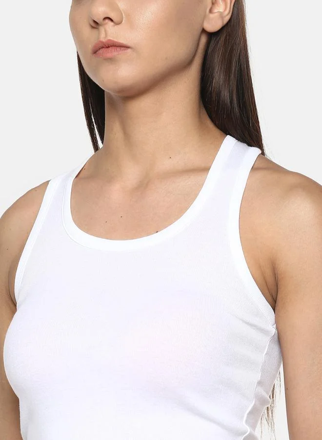 Leading Lady Pack of 3 - Combed Cotton Body-Hugging Camisole by Styli
